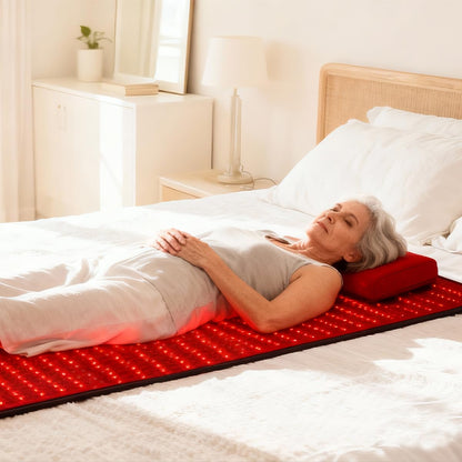 Infrared Red Light Therapy Full Body Mat - 2052 pcs Professional SMD LED Chips - 660nm&850nm Wavelengths, Pain Relief, Enhances Recovery, Whole Body Care, Sleep Improvement & Energy Boost