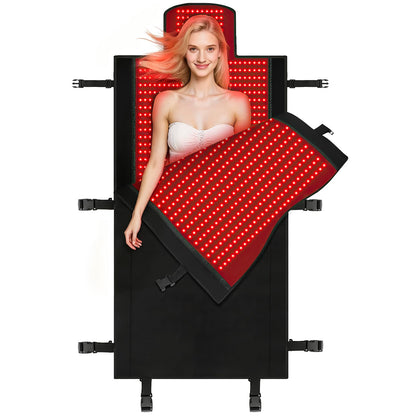 CIGAA 2025 Upgraded Red Light Therapy Full Body for Home - Used to Relieve Face and Body Pain for Personal Health Care 71"x33" Dual Wavelength Infrared Red Light Blanket (660nm&850nm)